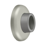 Wall Mount Concave Flush Bumper, 2-1/2" Diam.