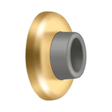 Wall Mount Concave Flush Bumper, 2-1/2" Diam.