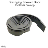 Shower Door Sweep, T-Shape, 3/4 Inch - Gray