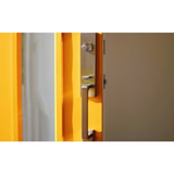 Emtek 4818 Davos Single Cylinder Entrance Handleset - Brass Tubular