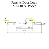 Ashland Passive Door Lock with Backset