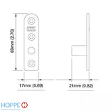 Hoppe Multipoint Rod Guide, Extended 8mm - Tan