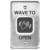 LCN 8310-810S Touchless Actuator, Single Gang, Hand Wave or Wheelchair Icon and Text