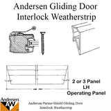 Interlock, 2 or 3 Panel, LH, Stationary Panel