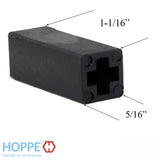 HLS7 Black Plastic Cylinder Adapter Insert, 8mm x 26mm - Black