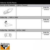 Andersen Grille Fastener Stainless Steel Clip For Interior Grille For Windows From 1985-1989