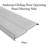 Andersen PS68 Perma-Shield Gliding Door Operating Panel Weatherstrip, Meeting Stile - White