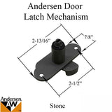 Andersen 3 panel door Latch Mechanism - Stone