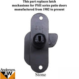 Andersen 3 panel door Latch Mechanism - Stone