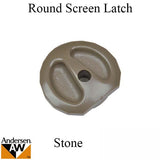 Andersen Round Screen Latch - Stone