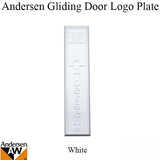 Andersen Sliding Door Logo Plate For Perma-Shield Doors With Screws