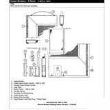 Andersen Sliding Door Logo Plate For Perma-Shield Doors With Screws