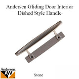 Andersen Frenchwood Sliding Door Handle Interior Dished Style Handle Stone