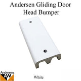 Andersen 6 Inch Head Bumper with Screws for 3 Panel Gliding Doors - White