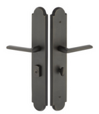 Emtek 1L1A11 Sandcast Arched 17-1/2 Inch Keyed Multi Point Lock Trim