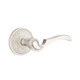 Emtek 8106 DESIGNER BRASS - LEVERSETS With Lancaster Rosette Passage Set