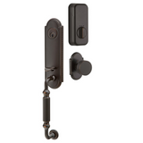 Emtek EMP4311 Orleans Single Cylinder Entrance Handleset - Brass Tubular - EMPowered Upgrade