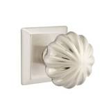 Emtek 8231 CLASSIC BRASS - Knobsets With Quincy Rosette Privacy Set