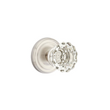 Emtek 8050 GLASS - Knobsets With Regular Rosette Dummy, Pair