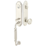 Emtek 4311 Orleans Single Cylinder Entrance Handleset - Brass Tubular