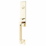 Emtek 4208 Hercules Knurled Monolithic Dummy Set Entrance Handleset - Brass Tubular