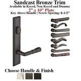 MULTIPOINT TRIM, 2 X 10 INCH, AMERICAN, SANDCAST BRONZE - 921352000