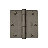 Emtek 92023 Heavy Duty Plain Bearing Hinges (Pair), 3-1/2