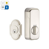 Emtek EMP8459 Knoxville Deadbolt - Brass - Single Cylinder - EMPowered Upgrade