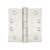 Emtek 9822432D Heavy Duty Plain Bearing Hinges (Pair), 4" x 4" with 1/4" Radius Corners, Stainless Steel