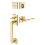 Emtek 4820 Baden Single Cylinder Entrance Handleset - Brass Tubular