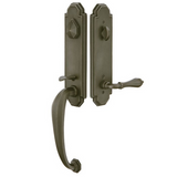 Emtek 472222 Octagon Entrance Handleset - Lost Wax Cast Bronze Tubular - Double Cylinder