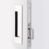 Emtek 2155 Narrow Modern Rectangular Pocket Door Mortise Lock (2" x 7-1/4") - Privacy