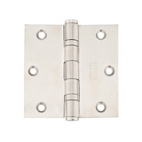 Emtek 9811332D Residential Duty Plain Bearing Hinges (Pair), 3-1/2" x 3-1/2" with Square Corners, Stainless Steel