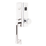 Emtek 4205 Hercules Smooth Monolithic Dummy Set Entrance Handleset - Brass Tubular