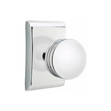 Emtek 5211 MODERN DESIGNER BRASS KNOBSETS With Neos Rosette Privacy Set