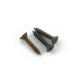 Emtek 100PK-10FHWS10 Replacement Hinge Screws, Flat Head Wood Screws - Steel #10 x (Pack Qty 100)