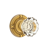 Emtek 8207 GLASS - Knobsets With Ribbon & Reed Rosette Privacy Set