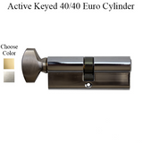 40 / 40 EURO CYLINDER ONLY FOR 2-1/4 INCH DOOR