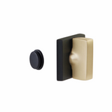Emtek 8583 Square Thumbturn Privacy Bolt - Double Rosettes with Indicator - Use with Brass Passage Set