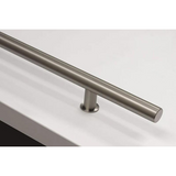 Emtek 86190 Modern Steel Round Long Door Pull With 72" Door Pull With Round Shape
