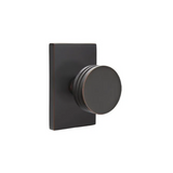 Emtek 5112 MODERN DESIGNER BRASS KNOBSETS With Modern Rectangular Rosette Passage Set