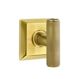 Emtek 8531 STUDIO BRASS - KNOBSETS With Quincy Rosette Dummy, Pair