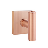 Emtek 5110 STUDIO BRASS - KNOBSETS With Square Rosette Passage Set