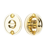Emtek 828TP Classic Thumbturn Privacy Bolt - Use with Brass Passage Set