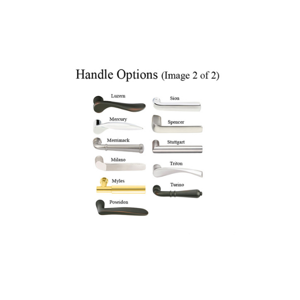 LARGE MULTI POINT ENTRY HANDLE SET - MODERN AMERICAN KEY ABOVE – Golden ...