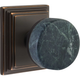 Emtek 8261 Select Brass Knob With Conical Stem And Wilshire Rosette Privacy Set