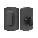 Emtek Ridgemont Sandcast Bronze Deadbolt With Flap Single Cylinder