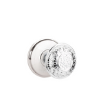 Emtek 8510 DESIGNER BRASS - Knobsets With Watford Rosette Dummy, Pair