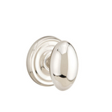 Emtek 8050 CLASSIC BRASS - Knobsets With Regular Rosette Dummy, Pair