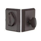 Emtek 8465 #3 Sandcast Bronze Deadbolt With Flap - Single Cylinder